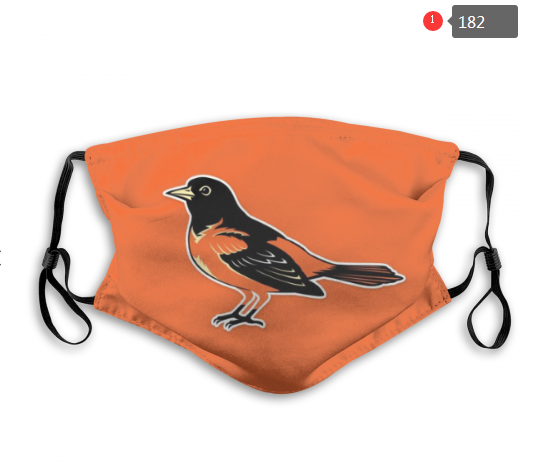 MLB Baltimore Orioles #3 Dust mask with filter